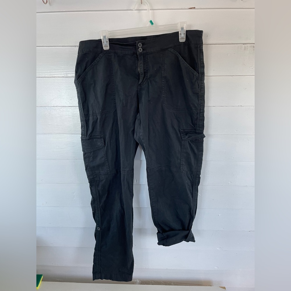 3/25 Black Denver Hayes Cargo Pants/Capris